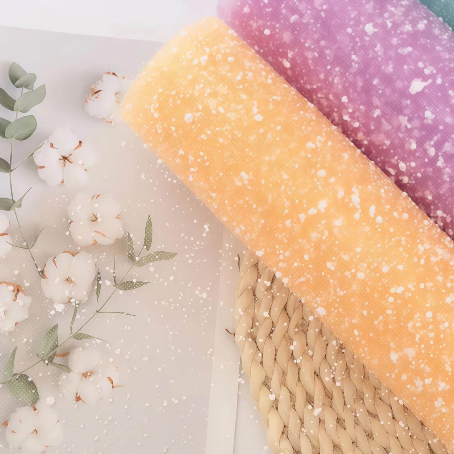 Premium waterproof pink flower wrapping paper for bouquet design