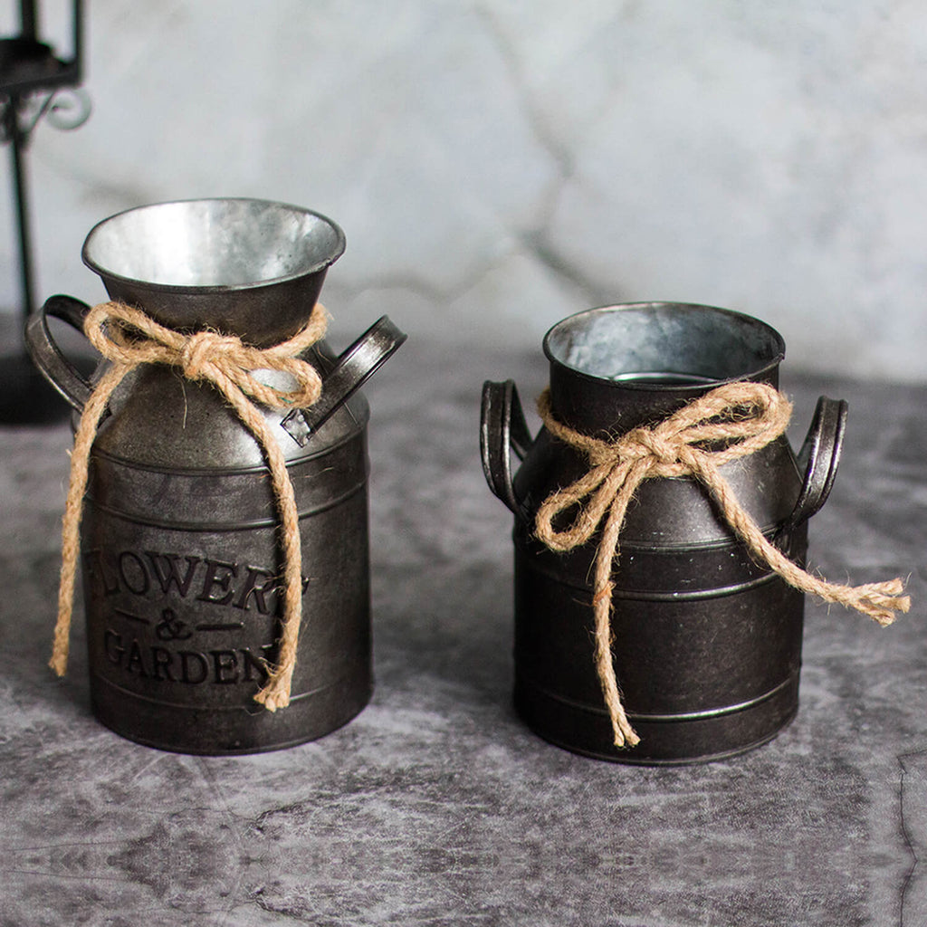 rustic vases for centerpieces