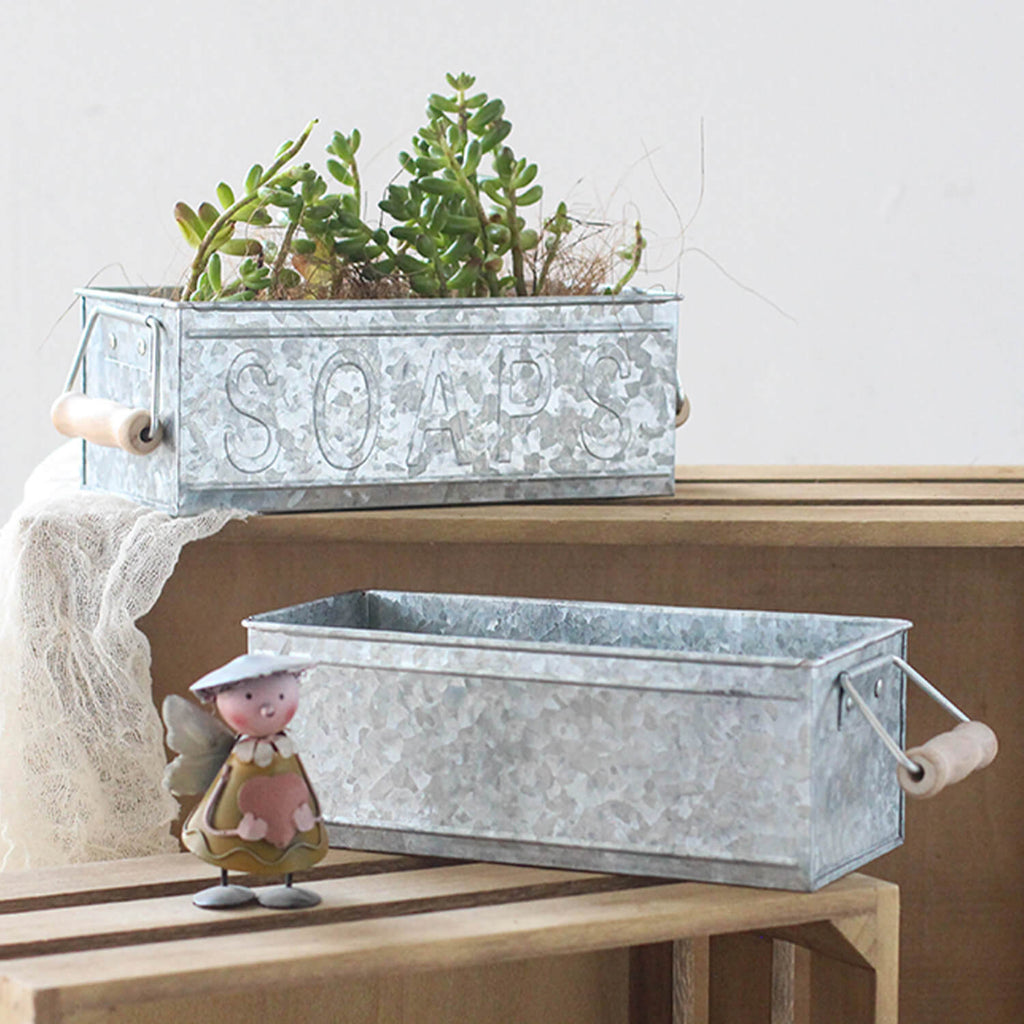 metal plant pot
