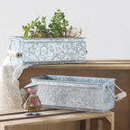 metal plant pot