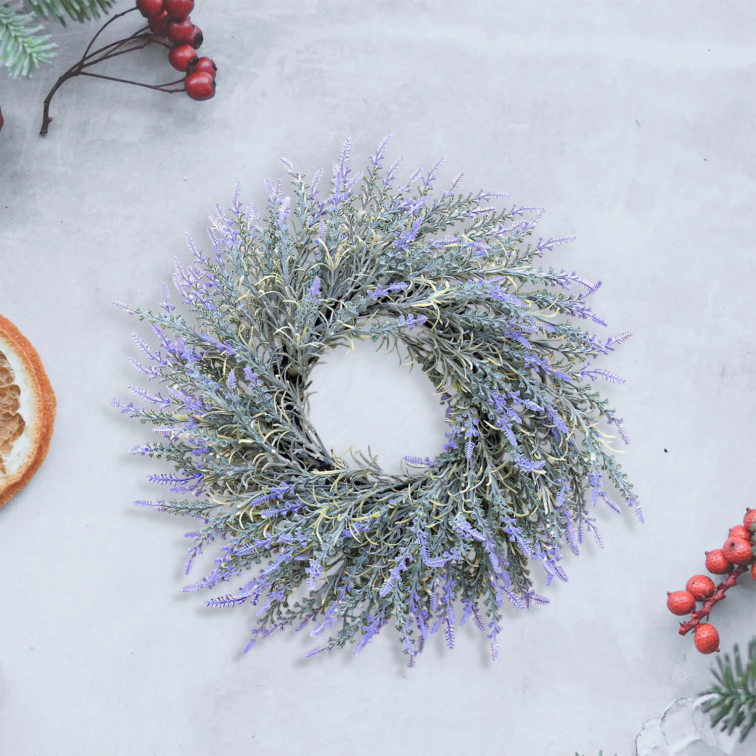 Spring Lavender Wreath - 20''