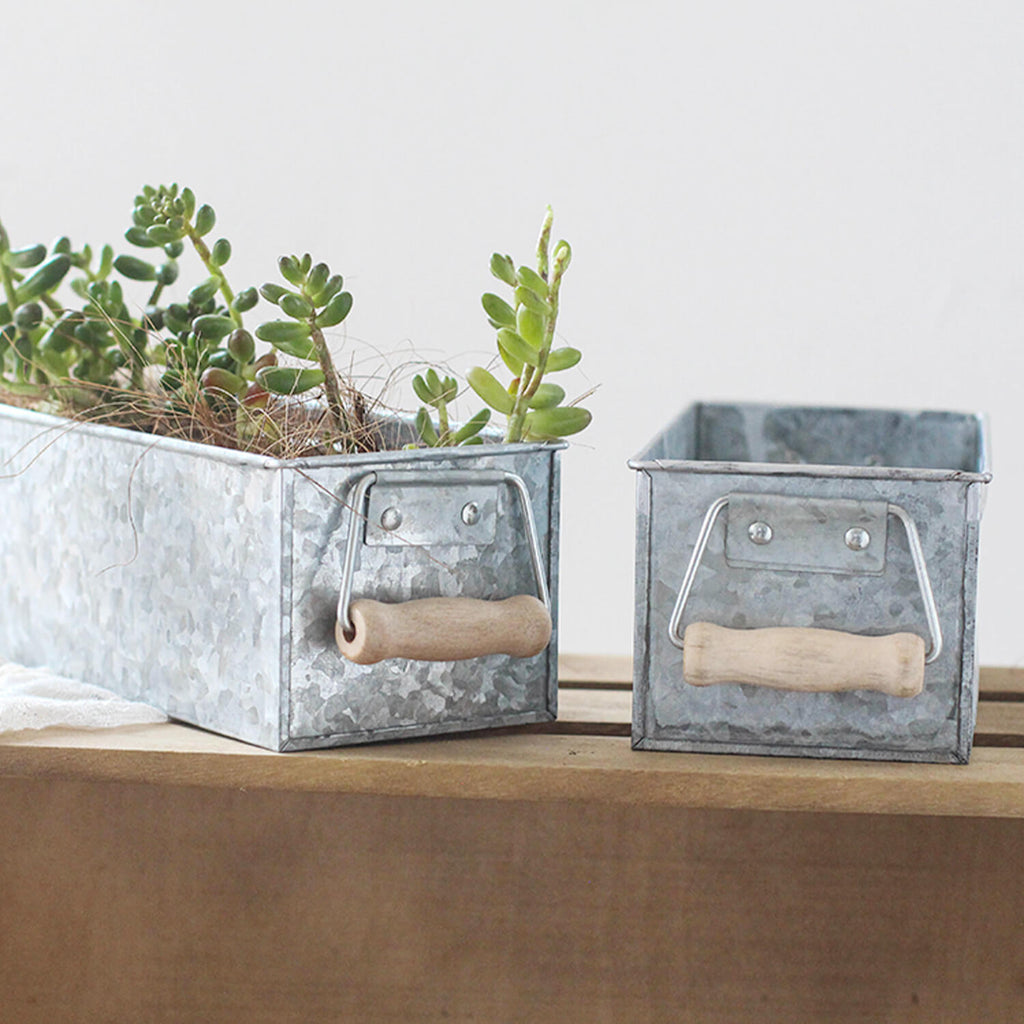 metallic pots