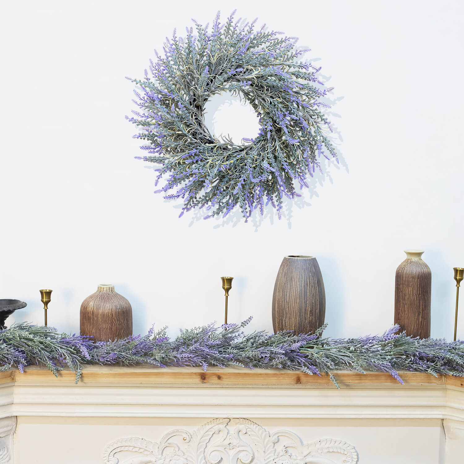 Spring Lavender Wreath - 20''