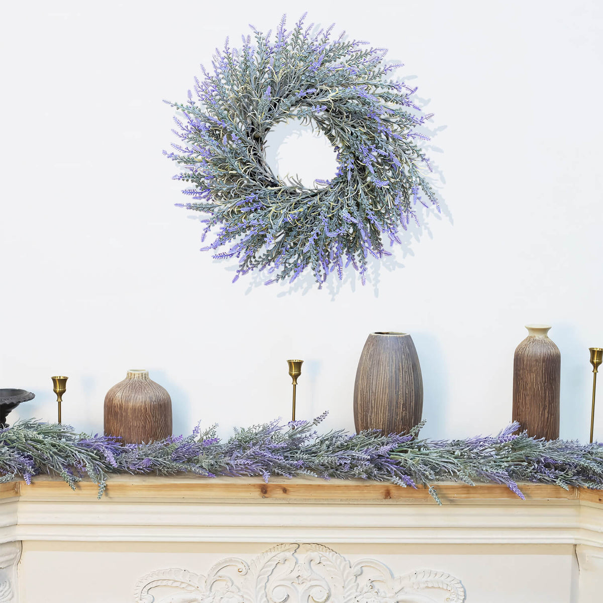 Spring Lavender Wreath - 20''