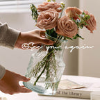 floral glass vases