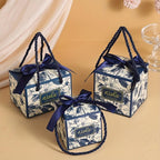Floral Wedding Gift Boxes with Ribbons