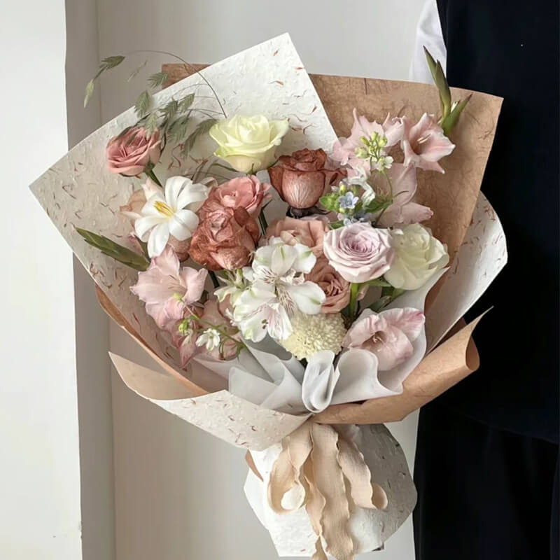 flower wrapping paper