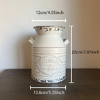Rustic Metal Flower Vase