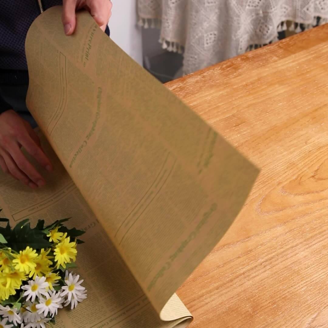 newspaper wrapping