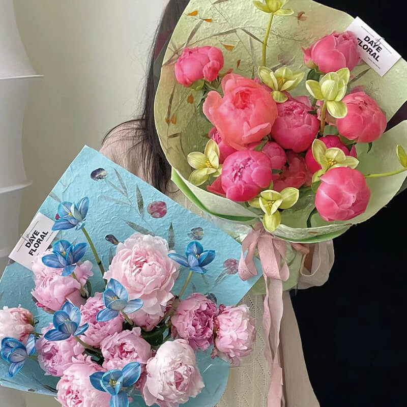 wildflower wrapping paper