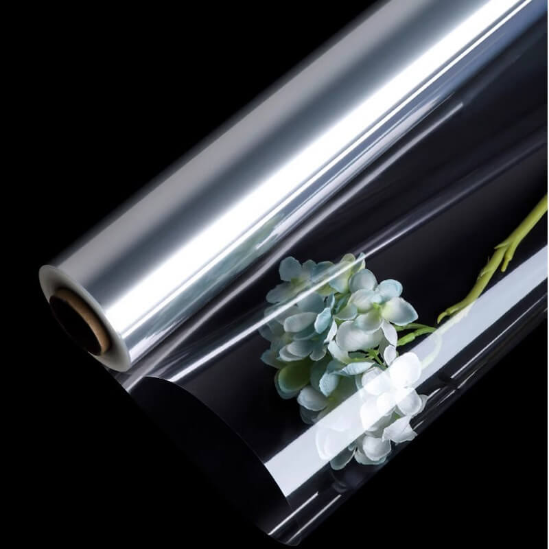 bouquet wrapping paper nearby
