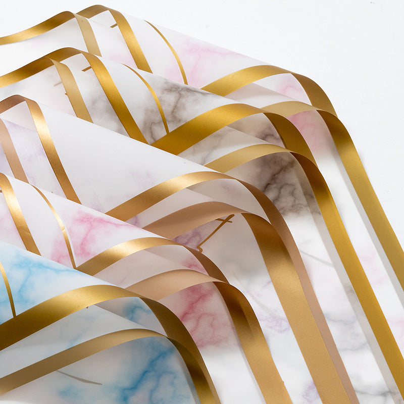 paper with wrapping flower