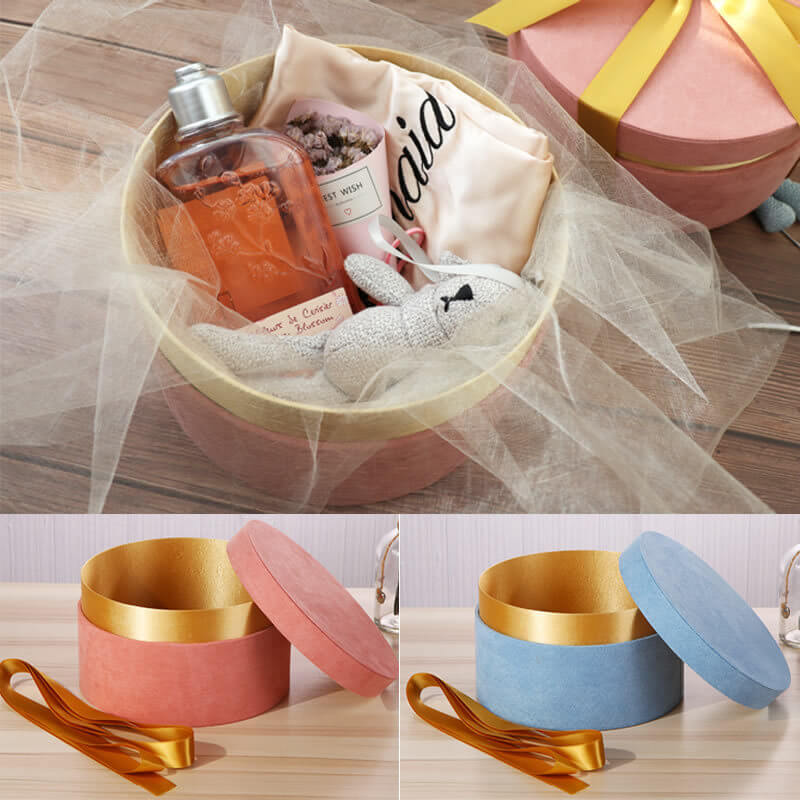 round boxes for flowers