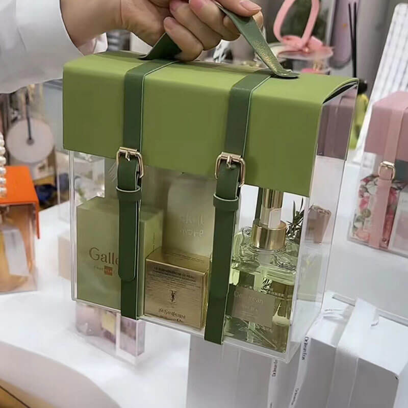 Acrylic Leather Portable Gift Box