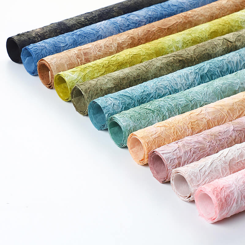 flowers wrapping paper