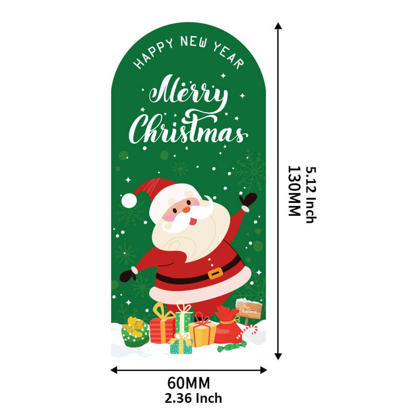 Merry Christmas packaging labels