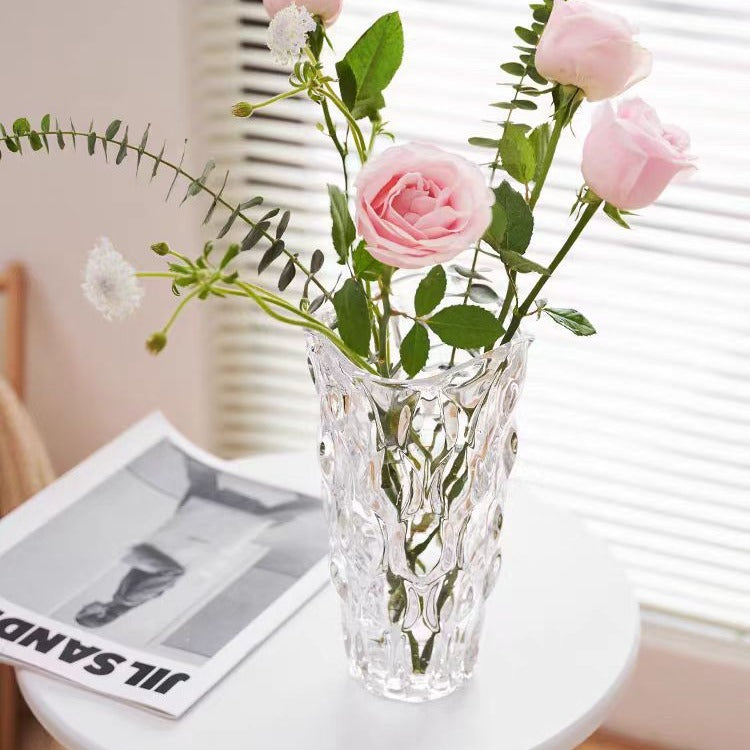 clear glass vases
