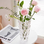clear glass vases