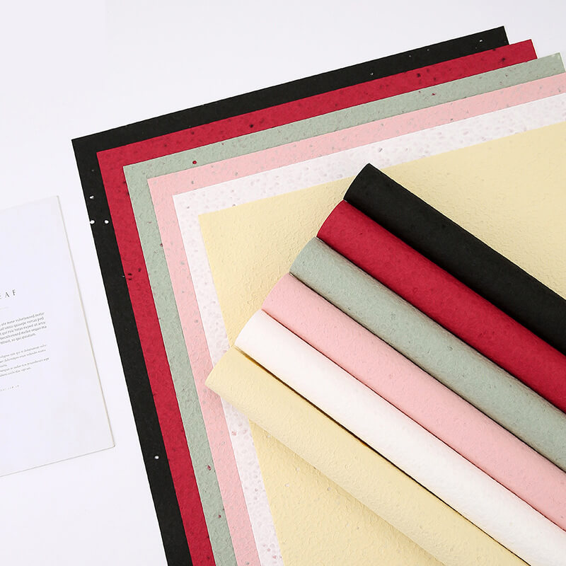 wrapping flower paper