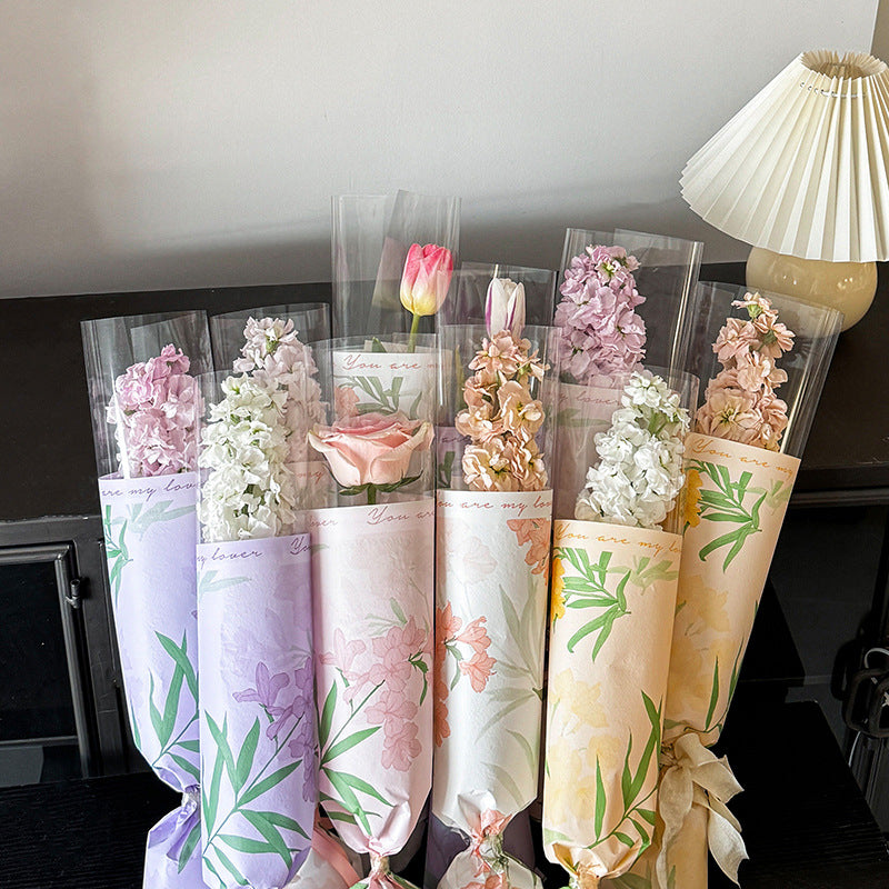 how to use floral wrapping paper