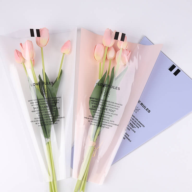 Transparent English Multi-Bag, 11 × 3.5 × 17.3 Inch, 50 Pcs