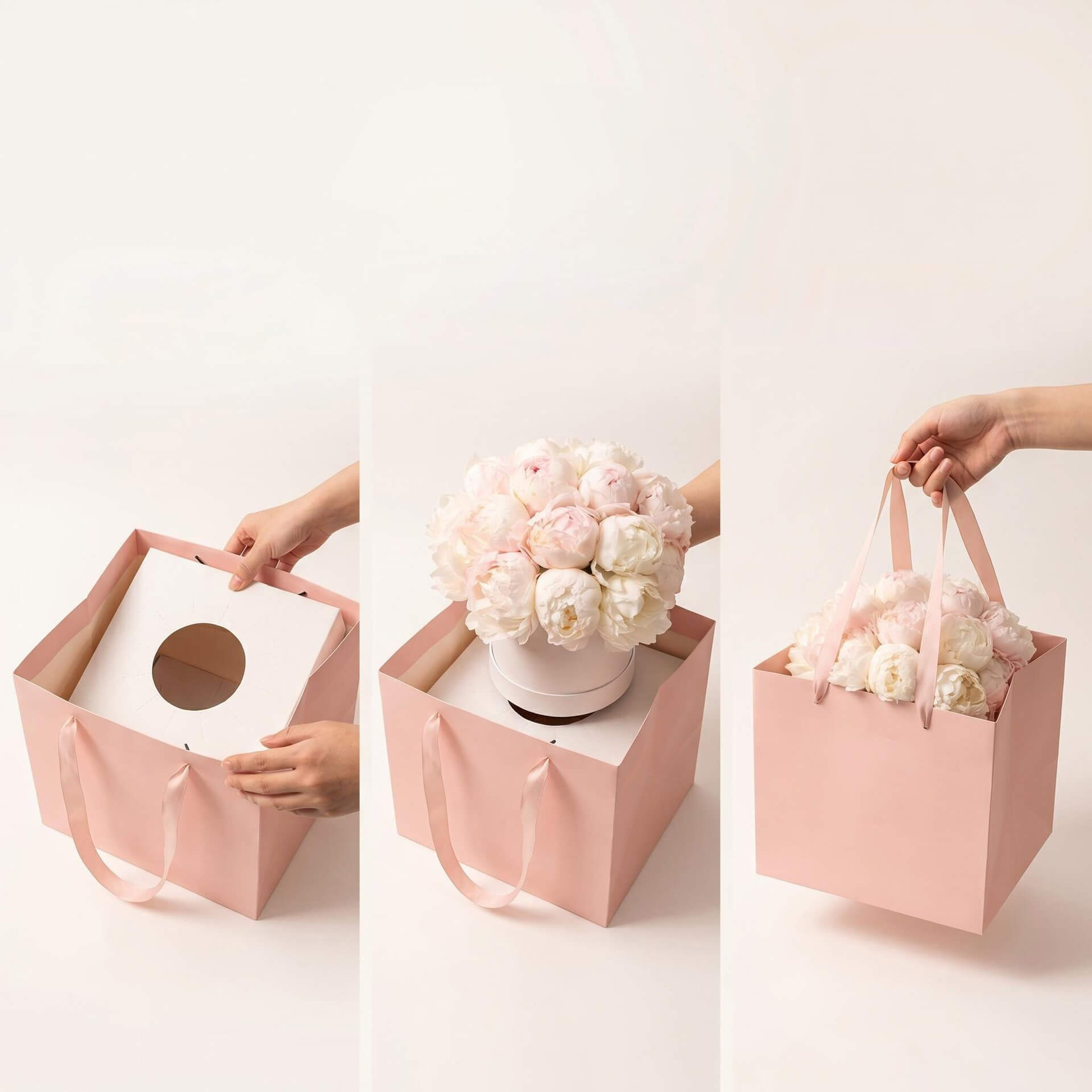 Flower Bouquet Carrier Box Insert