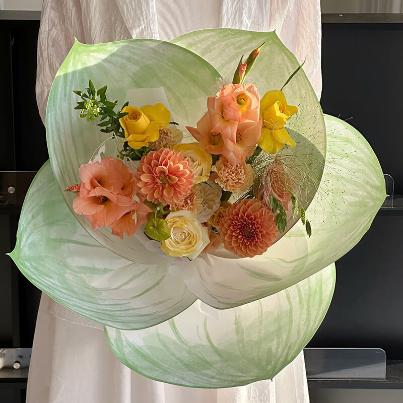 floral gift wrapping paper
