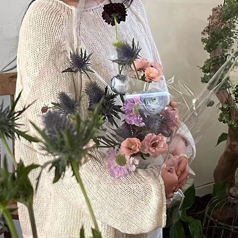 flower bouquet wrapping paper