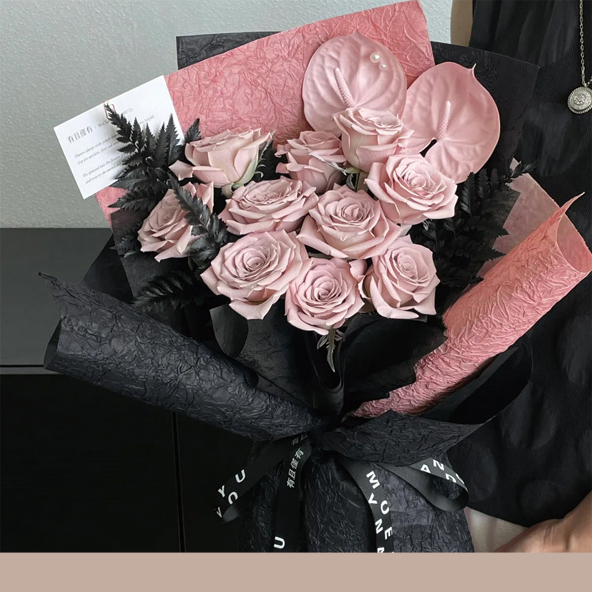wrapping paper for roses