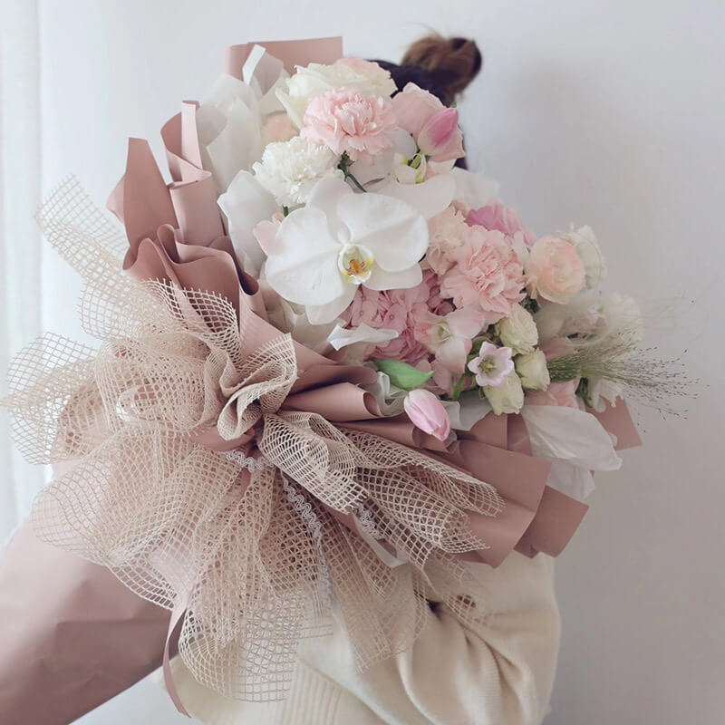 how to use floral wrapping paper