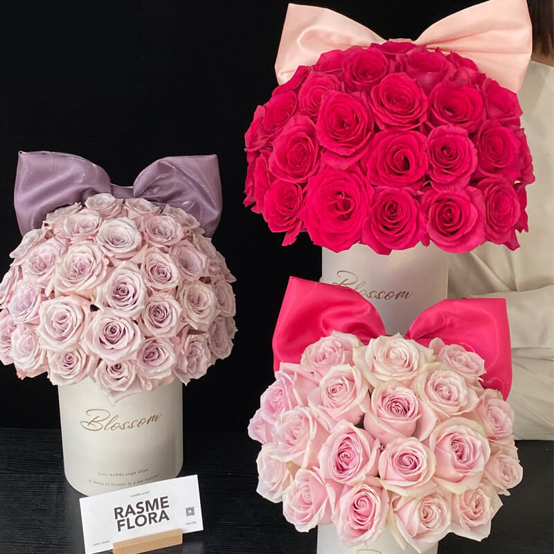 round flower boxes