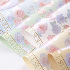rose gift wrapping paper