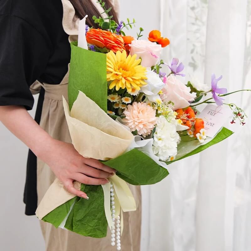 floral wrapping paper