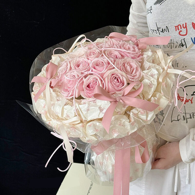 rose wrapping paper