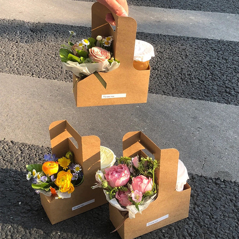 Kraft Flower Box