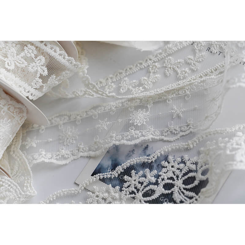 Ruban de flocon de neige transparent de Noël