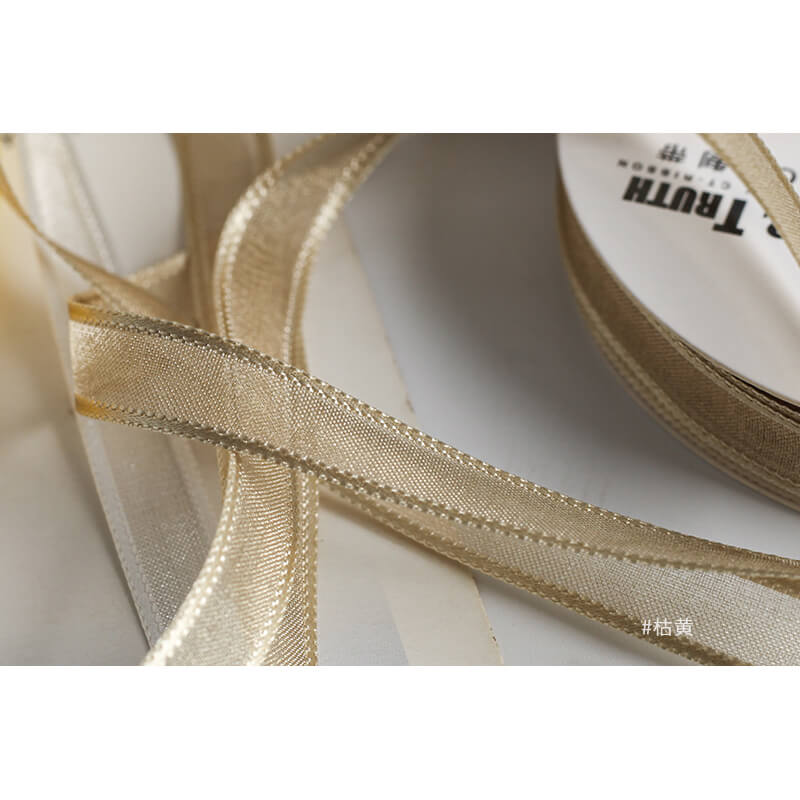 Ruban de flocon de neige transparent de Noël