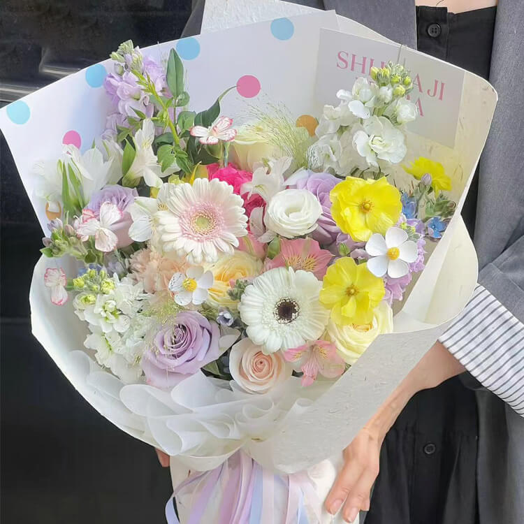 custom flower wrapping paper