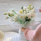 Small Handkerchief Waterproof Flower Paper, 22.5 × 22.5 Inch, 20 Sheets