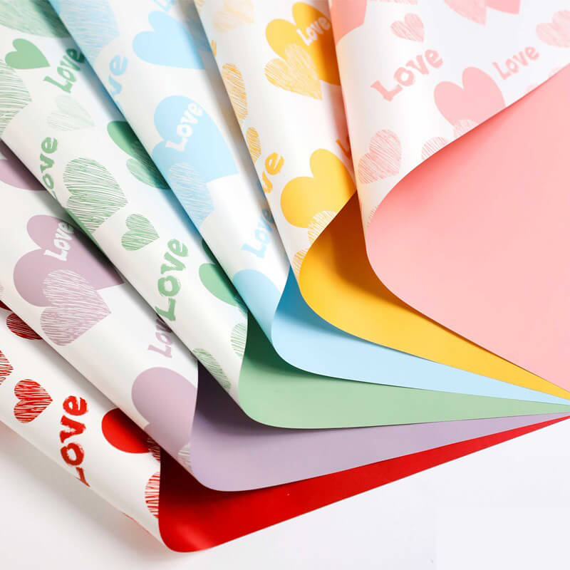 flower wrapping paper bulk