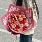 rose gift wrapping paper