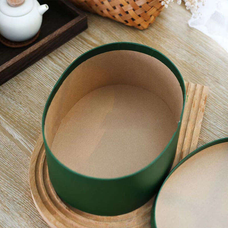 Green Oval Gift Box