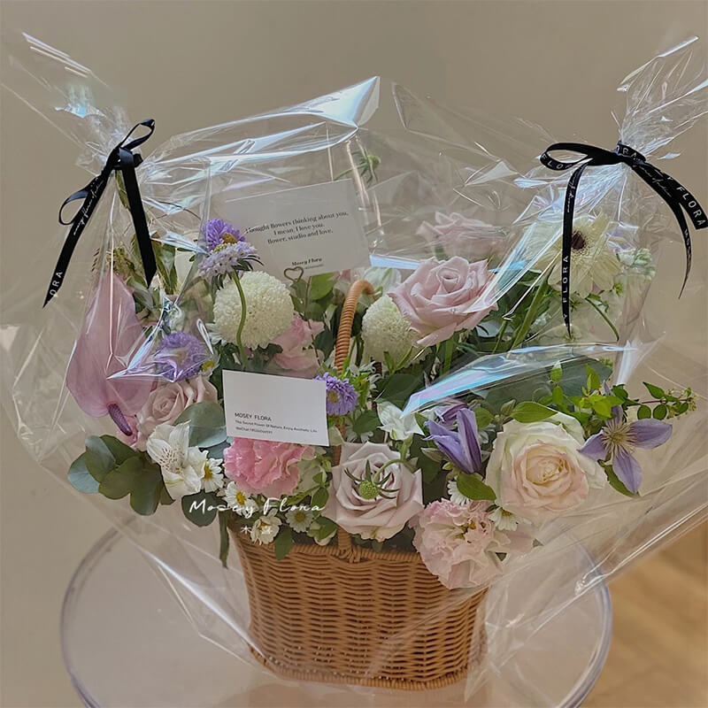floral bouquet wrapping paper