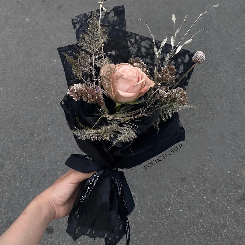 bouquet paper nearby