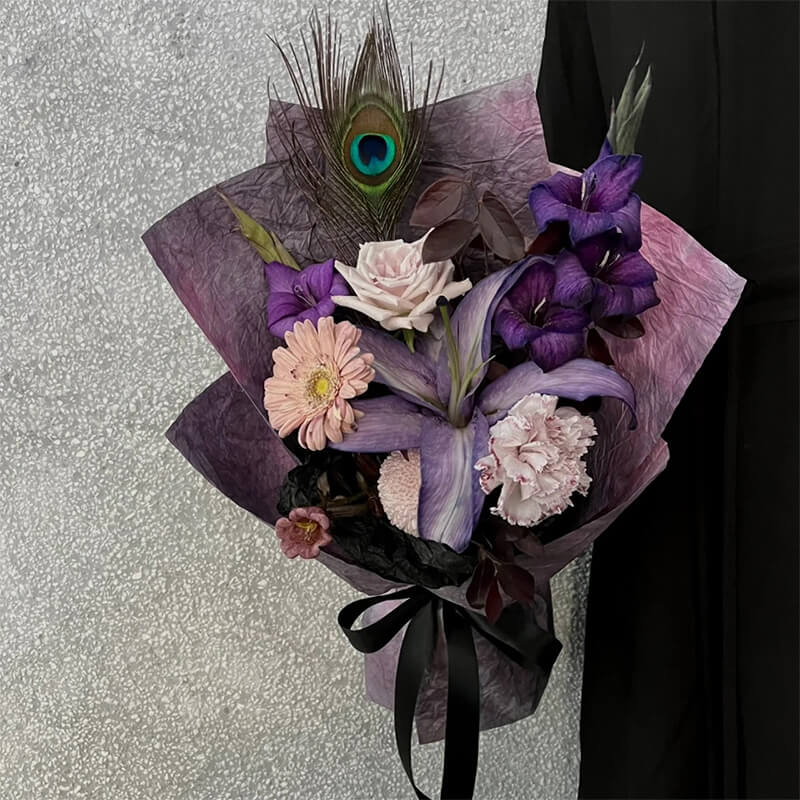 flower bouquet wrapping paper