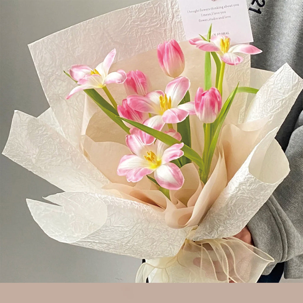 cream colored wrapping paper