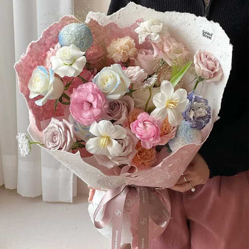 bouquet wrapping paper