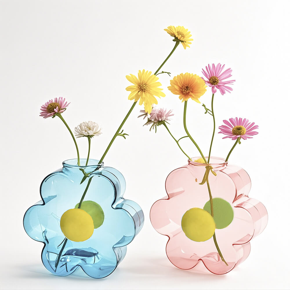 fake flowers in vase