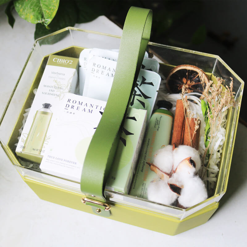 acrylic gift box with lid
