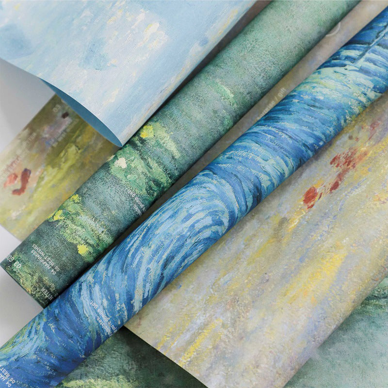 Waterproof Painting Style Paper, 13.7 × 20 Inch, 10 Sheets